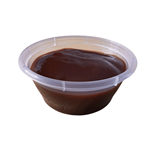 Pot of BBQ sauce